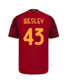Billige Fotballdrakt AS Roma Wesley Franca #43 Replika Hjemmedrakt 2026-27 Kortermet Billige Fotballdrakt AS Roma Wesley Franca #43 Replika Hjemmedrakt 2026-27 Kortermet
